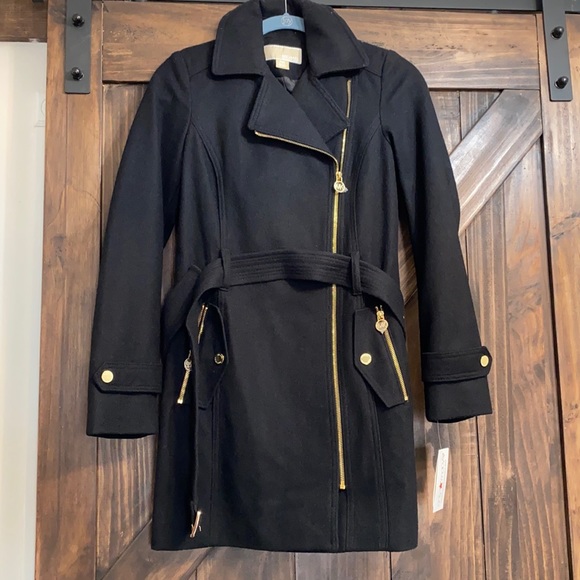 MICHAEL Michael Kors Jackets & Blazers - PXS Michael Kors Black Coat